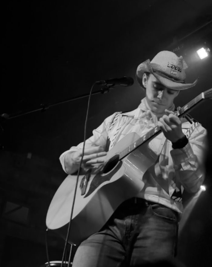 Michael performing live